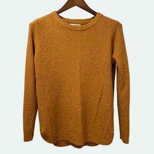 PINK CLOVER Nickole Textured Knit Sweater Camel Crew Neck Pullover Stitchfix  L